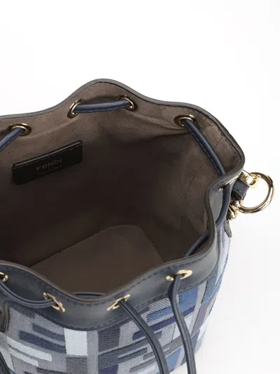 Fendi Mon Tresor Crossbody Bags Blue