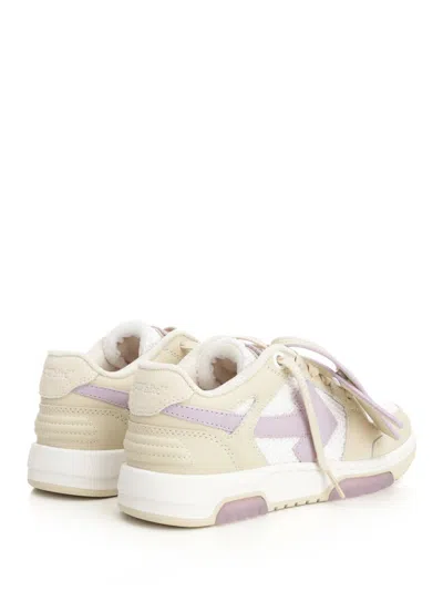 Off-white Out Of Office Slim Sneakers Beige In White