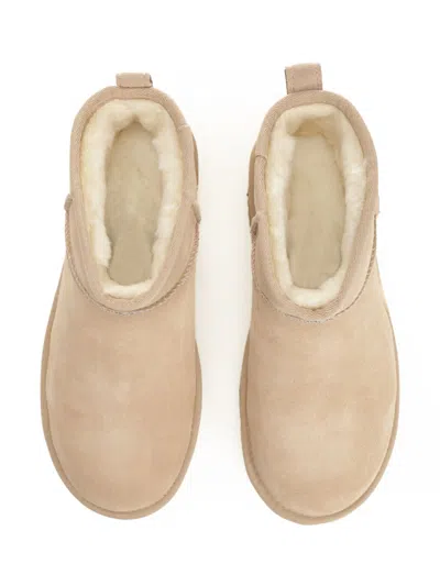 Ugg Classic Ultra Mini 1135092-san Platform Boots Women Sand Suede Comfort Ankle