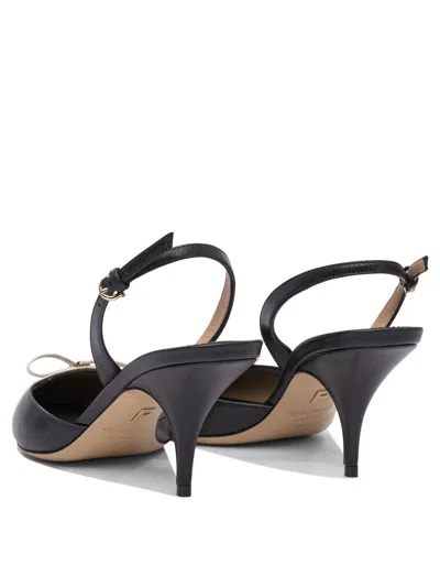 Ferragamo Gylla 70 Leather Slingback Pumps