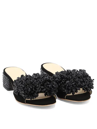 Paloma Barceló Fiore Sandals Black