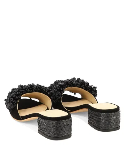 Paloma Barceló Fiore Sandals Black