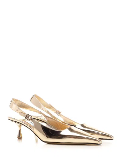 Jimmy Choo Amel 50 Pumps In Gold