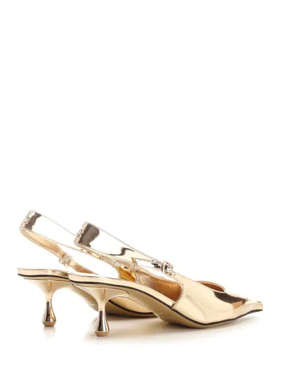 Jimmy Choo Amel 50 Pumps In Gold