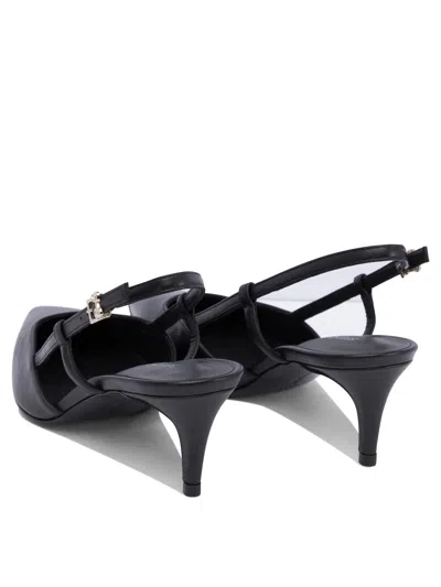 Sergio Levantesi Slingback Pointed-toe Pumps In Black