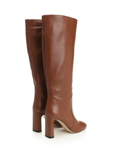 Stuart Weitzman Babette Tubo Boot 85 Boots Brown In Brown