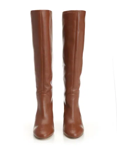 Stuart Weitzman Babette Tubo Boot 85 Boots Brown In Brown