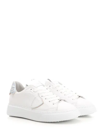 Philippe Model Round Toe Sequin Detail Sneakers