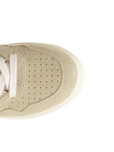 Autry Medalist Low Sneakers Grey In Gold