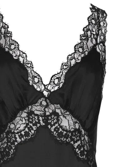 Saint Laurent Satin Short Dress