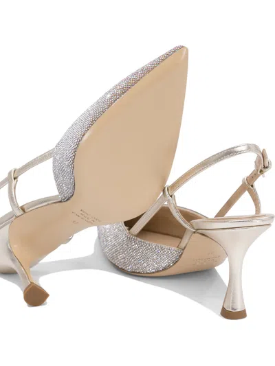 Ninalilou Mya 70 Rhinestone Embellished Slingback Pumps In Silver