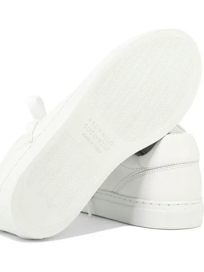Brunello Cucinelli Women Mat Calf Sneaker With Precious Detail In Animal Print