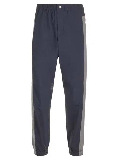 Maison Kitsuné Maison Kitsune Colourblock Technical Track Pants In Blue