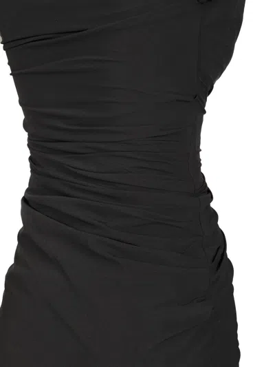 Jacquemus Rita Off-shoulder Mini Dress In Black