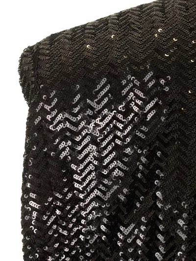 Golden Goose Full Sequins Short Dress Dresses Black In Black