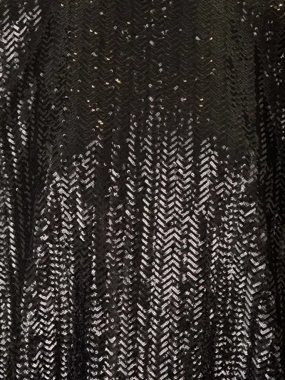 Golden Goose Full Sequins Short Dress Dresses Black In Black