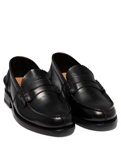 Saxone Of Scotland Penny Leather Loafers
