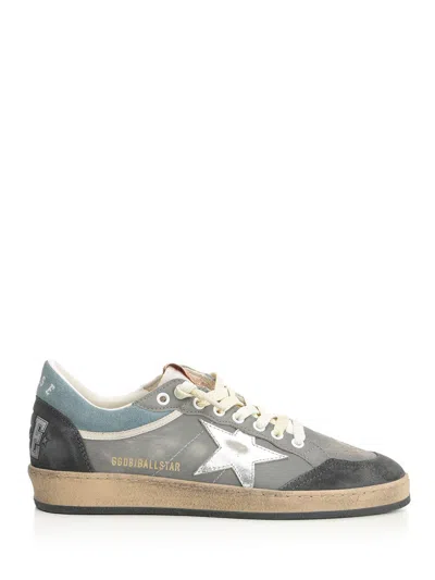 Golden Goose Ballstar Double Upper Without Heel Leather And Suede Upper Suede Toe And Spur Laminated