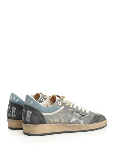 Golden Goose Ballstar Double Upper Without Heel Leather And Suede Upper Suede Toe And Spur Laminated