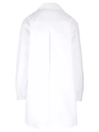 Alaïa Tunic Shirt Dress Dresses White