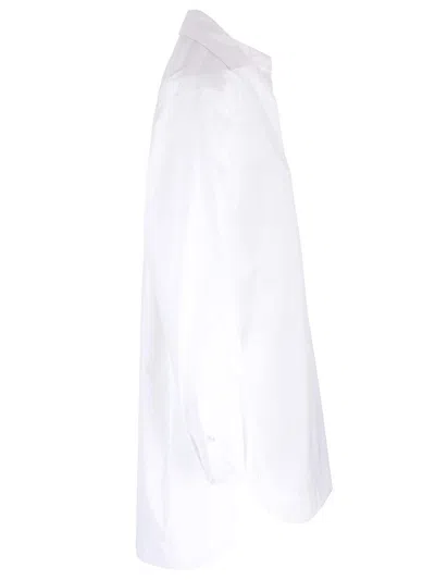 Alaïa Tunic Shirt Dress Dresses White