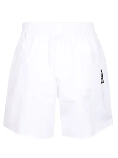 Off-white Popeline Shorts Trousers White