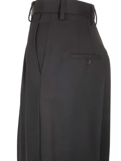 Ami Alexandre Mattiussi Wide Legged Pinstripe Trousers With