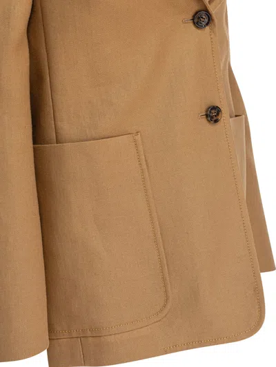 Max Mara Single-breasted Linen Blazer