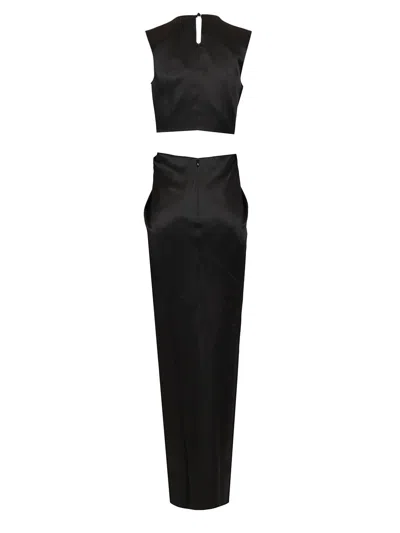 Max Mara Women Panaro Silk Satin Dress In Hourglass