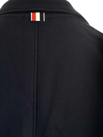 Thom Browne Sack Blazer Jacket In Blue