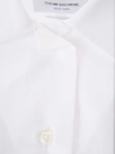 Thom Browne Cropped Shirt Tops White In White