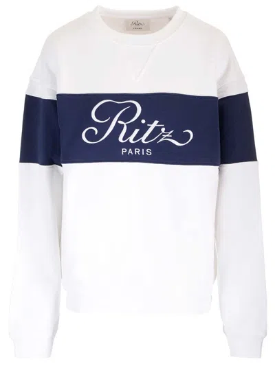 Frame X Ritz Unisex Sweatshirt Sweatshirts White