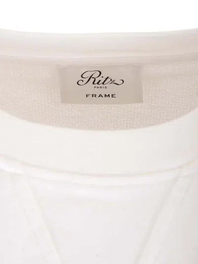 Frame X Ritz Unisex Sweatshirt Sweatshirts White