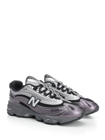 New Balance 1000 Sneakers Dark Ice Wine / Silver Metallic In Multi