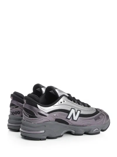 New Balance 1000 Sneakers Dark Ice Wine / Silver Metallic In Multi