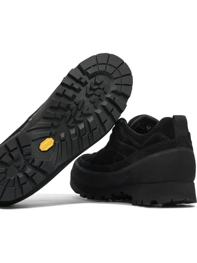 Nonnative Leather And Rubber Sneakers With Textured Upper In Black