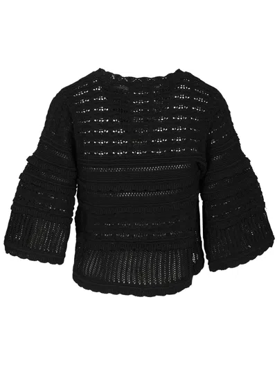 Isabel Marant Étoile Azelia Crop Knit Blouse
