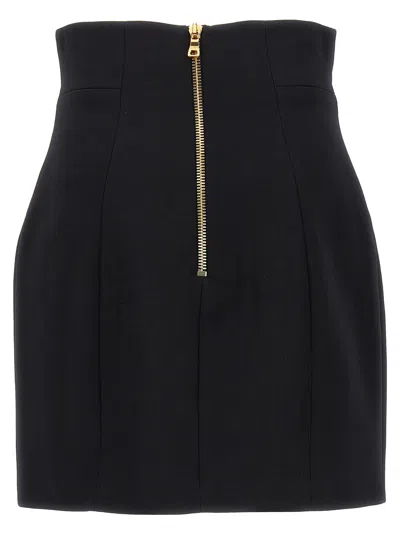 Balmain 4-button Grand De Poudre Mini Skirt