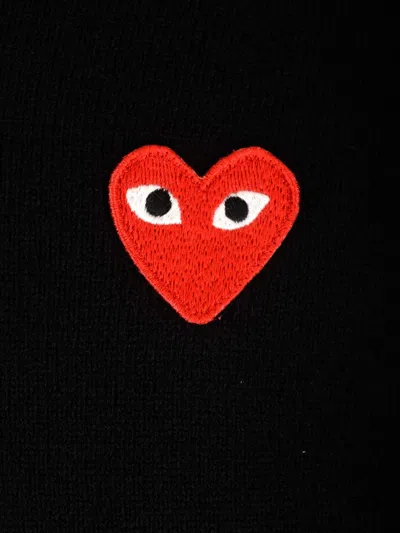 Comme Des Garçons Play Heart Logo Cardigan