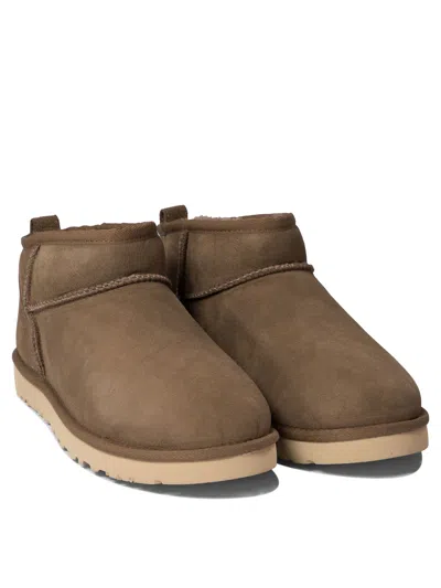 Ugg Classic Ultra Mini Hickory Boot In Brown