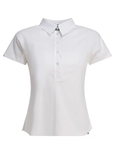 Herno Collared Neck Short Sleeves Side Slits In White