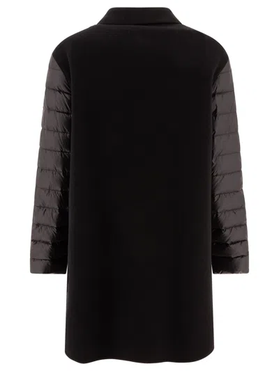 Herno Wool Down Coat Coats Black