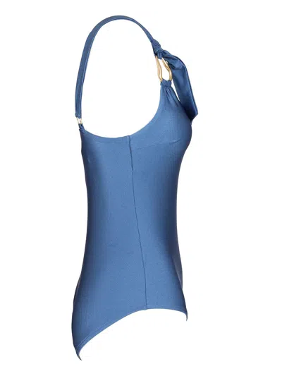 Zimmermann Ascension One-piece Swimsuit In Blue