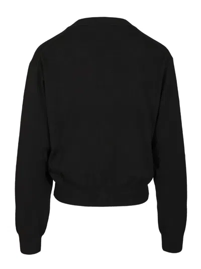 Kenzo Boke Crest Crew Cardigan In Black