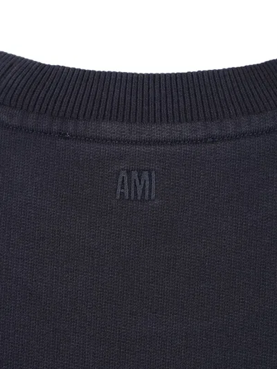 Ami Alexandre Mattiussi Ami De Coeur Sweatshirts Blue