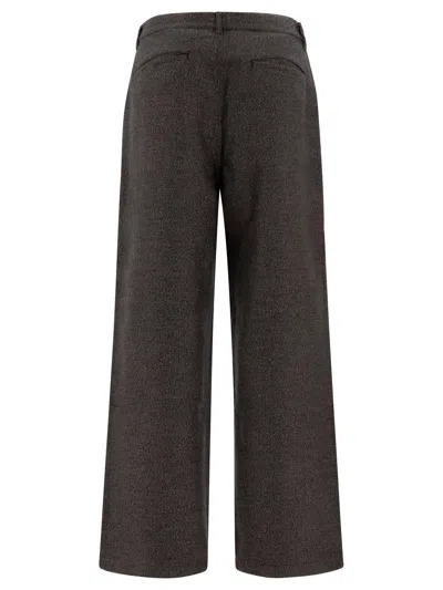 Brain Dead Wide-leg Trousers With Textured Fabric Surface