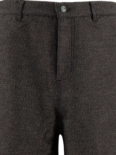 Brain Dead Wide-leg Trousers With Textured Fabric Surface