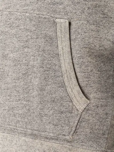 Rrl Hooded Sweatshirt With Drawstring And Kangaroo Pocket In Gray