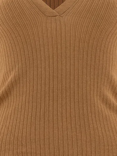 Max Mara Urlo Sweaters And Cardigans Beige