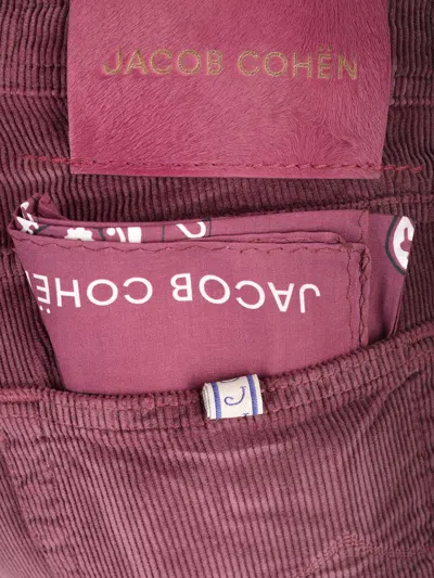 Jacob Cohen Velvet Trouser Trousers Bordeaux